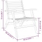 vidaXL Gartenstühle 2 Stk. Massivholz Akazie vidaXL Gartenstühle 2 Stk. Massivholz Akazie