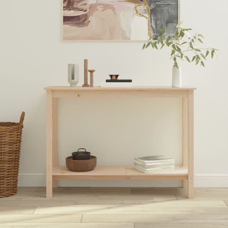 vidaXL Konsolentisch 110x40x80 cm Massivholz Kiefer vidaXL Konsolentisch 110x40x80 cm Massivholz Kiefer