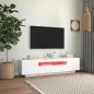 vidaXL TV-Schrank mit LED-Leuchten Hochglanz-Weiß 160x35x40 cm vidaXL TV-Schrank mit LED-Leuchten Hochglanz-Weiß 160x35x40 cm