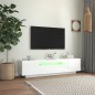 vidaXL TV-Schrank mit LED-Leuchten Hochglanz-Weiß 160x35x40 cm vidaXL TV-Schrank mit LED-Leuchten Hochglanz-Weiß 160x35x40 cm