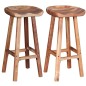 vidaXL Barhocker 2 Stk. Massivholz Akazie vidaXL Barhocker 2 Stk. Massivholz Akazie