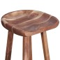 vidaXL Barhocker 2 Stk. Massivholz Akazie vidaXL Barhocker 2 Stk. Massivholz Akazie