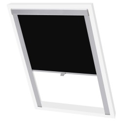 vidaXL Verdunkelungsrollo Schwarz S06/606 