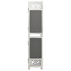 vidaXL 6-tlg. Raumteiler Grau 210x165 cm Stoff