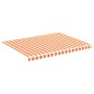 vidaXL Markisenbespannung Gelb und Orange 4x3 m vidaXL Markisenbespannung Gelb und Orange 4x3 m
