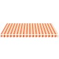 vidaXL Markisenbespannung Gelb und Orange 4x3 m vidaXL Markisenbespannung Gelb und Orange 4x3 m