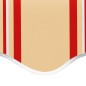 vidaXL Markisenbespannung Gelb und Orange 4x3 m vidaXL Markisenbespannung Gelb und Orange 4x3 m