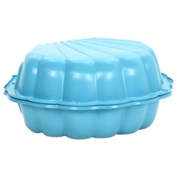 vidaXL Sandkästen 2 Stk. Blau 77x87x21 cm Kunststoff