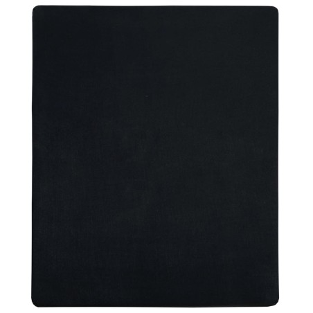 vidaXL Spannbettlaken 2 Stk. Jersey Schwarz 140x200 cm Baumwolle