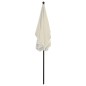 vidaXL Sonnenschirm mit Mast 210x140 cm Sandfarben vidaXL Sonnenschirm mit Mast 210x140 cm Sandfarben