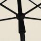 vidaXL Sonnenschirm mit Mast 210x140 cm Sandfarben vidaXL Sonnenschirm mit Mast 210x140 cm Sandfarben