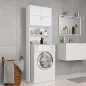 vidaXL Waschmaschinenschrank Weiß 64x25,5x190 cm Holzwerkstoff vidaXL Waschmaschinenschrank Weiß 64x25,5x190 cm Holzwerkstoff