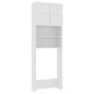 vidaXL Waschmaschinenschrank Weiß 64x25,5x190 cm Holzwerkstoff vidaXL Waschmaschinenschrank Weiß 64x25,5x190 cm Holzwerkstoff