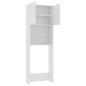 vidaXL Waschmaschinenschrank Weiß 64x25,5x190 cm Holzwerkstoff vidaXL Waschmaschinenschrank Weiß 64x25,5x190 cm Holzwerkstoff