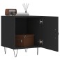 vidaXL Nachttische 2 Stk. Schwarz 40x40x50 cm Holzwerkstoff vidaXL Nachttische 2 Stk. Schwarz 40x40x50 cm Holzwerkstoff
