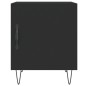 vidaXL Nachttische 2 Stk. Schwarz 40x40x50 cm Holzwerkstoff vidaXL Nachttische 2 Stk. Schwarz 40x40x50 cm Holzwerkstoff