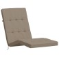Liegestuhl-Auflagen 2 Stk. Taupe Oxford-Gewebe Liegestuhl-Auflagen 2 Stk. Taupe Oxford-Gewebe