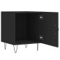 vidaXL Nachttische 2 Stk. Schwarz 40x40x50 cm Holzwerkstoff vidaXL Nachttische 2 Stk. Schwarz 40x40x50 cm Holzwerkstoff
