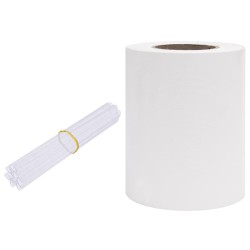 vidaXL Garten-Sichtschutz PVC 35x0,19 m Weiß