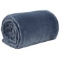 vidaXL Decke Grau 200x240 cm Polyester vidaXL Decke Grau 200x240 cm Polyester