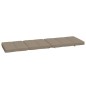 Liegestuhl-Auflagen 2 Stk. Taupe Oxford-Gewebe Liegestuhl-Auflagen 2 Stk. Taupe Oxford-Gewebe