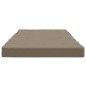 Liegestuhl-Auflagen 2 Stk. Taupe Oxford-Gewebe Liegestuhl-Auflagen 2 Stk. Taupe Oxford-Gewebe