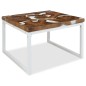 vidaXL Couchtisch Teak Harz 60 x 60 x 40 cm vidaXL Couchtisch Teak Harz 60 x 60 x 40 cm