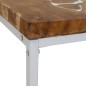 vidaXL Couchtisch Teak Harz 60 x 60 x 40 cm vidaXL Couchtisch Teak Harz 60 x 60 x 40 cm