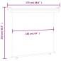 vidaXL Balkon-Seitenmarkise 170x250 cm Rot vidaXL Balkon-Seitenmarkise 170x250 cm Rot
