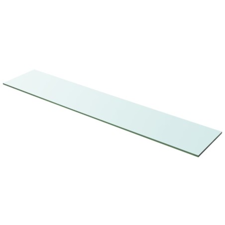 vidaXL Regalboden Glas Transparent 100 cm x 20 cm