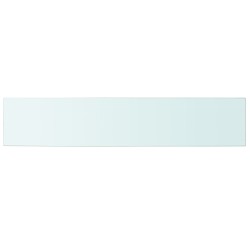 vidaXL Regalboden Glas Transparent 100 cm x 20 cm
