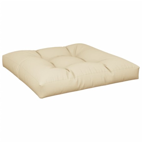 Palettensofa-Kissen Beige 70x70x10 cm