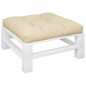 Palettensofa-Kissen Beige 70x70x10 cm Palettensofa-Kissen Beige 70x70x10 cm