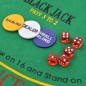 vidaXL Kombiniertes Poker/Blackjack Set mit 600 Laserchips Aluminium vidaXL Kombiniertes Poker/Blackjack Set mit 600 Laserchips Aluminium