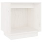 vidaXL Nachttische 2 Stk. Weiß 40x30x40 cm Massivholz Kiefer vidaXL Nachttische 2 Stk. Weiß 40x30x40 cm Massivholz Kiefer