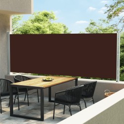 vidaXL Ausziehbare Seitenmarkise 600x160 cm Braun
