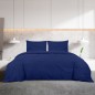 vidaXL Bettwäsche-Set Marineblau 135x200 cm Baumwolle vidaXL Bettwäsche-Set Marineblau 135x200 cm Baumwolle