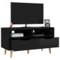 vidaXL TV-Schrank Hochglanz-Schwarz 90x40x48,5 cm Holzwerkstoff vidaXL TV-Schrank Hochglanz-Schwarz 90x40x48,5 cm Holzwerkstoff