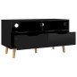 vidaXL TV-Schrank Hochglanz-Schwarz 90x40x48,5 cm Holzwerkstoff vidaXL TV-Schrank Hochglanz-Schwarz 90x40x48,5 cm Holzwerkstoff