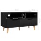 vidaXL TV-Schrank Hochglanz-Schwarz 90x40x48,5 cm Holzwerkstoff vidaXL TV-Schrank Hochglanz-Schwarz 90x40x48,5 cm Holzwerkstoff