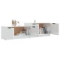 vidaXL TV-Schrank Hochglanz-Weiß 158,5x36x45 cm Holzwerkstoff vidaXL TV-Schrank Hochglanz-Weiß 158,5x36x45 cm Holzwerkstoff