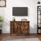vidaXL TV-Schrank mit Türen Räuchereiche 60x35x45 cm Holzwerkstoff vidaXL TV-Schrank mit Türen Räuchereiche 60x35x45 cm Holzwerkstoff