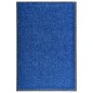 vidaXL Fußmatte Waschbar Blau 60x90 cm vidaXL Fußmatte Waschbar Blau 60x90 cm