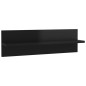 vidaXL Wandregale 4 Stk. Hochglanz-Schwarz 60x11,5x18 cm Holzwerkstoff vidaXL Wandregale 4 Stk. Hochglanz-Schwarz 60x11,5x18 cm Holzwerkstoff