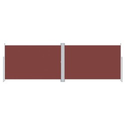vidaXL Seitenmarkise Ausziehbar Braun 200x600 cm