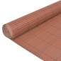 vidaXL Gartenzaun Doppelseitig 110x300 cm Braun vidaXL Gartenzaun Doppelseitig 110x300 cm Braun