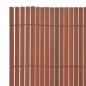 vidaXL Gartenzaun Doppelseitig 110x300 cm Braun vidaXL Gartenzaun Doppelseitig 110x300 cm Braun