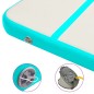 vidaXL Aufblasbare Gymnastikmatte mit Pumpe 300x100x15 cm PVC Grün vidaXL Aufblasbare Gymnastikmatte mit Pumpe 300x100x15 cm PVC Grün