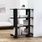 vidaXL Bücherregal/Raumteiler Schwarz 100x30x123,5 cm vidaXL Bücherregal/Raumteiler Schwarz 100x30x123,5 cm