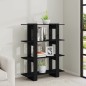vidaXL Bücherregal/Raumteiler Schwarz 100x30x123,5 cm vidaXL Bücherregal/Raumteiler Schwarz 100x30x123,5 cm